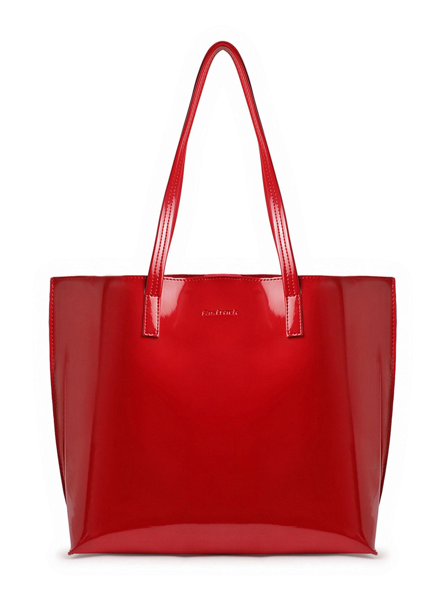 luscious red party tote bag for women
