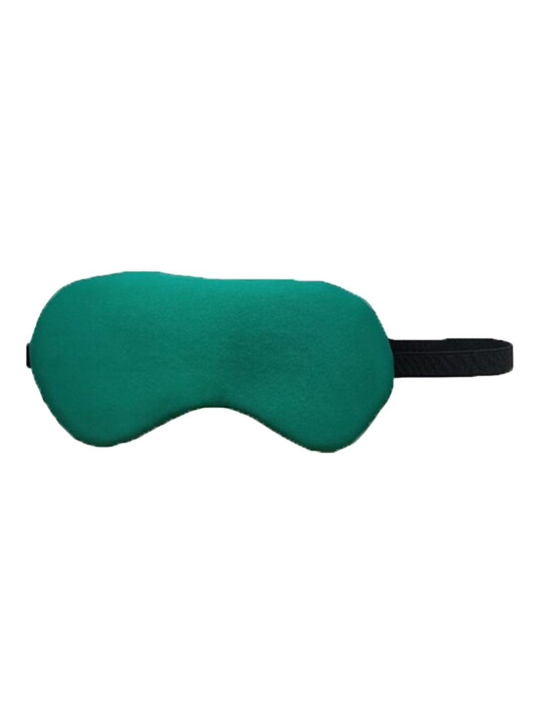 lushomes green solid elasticated eye mask