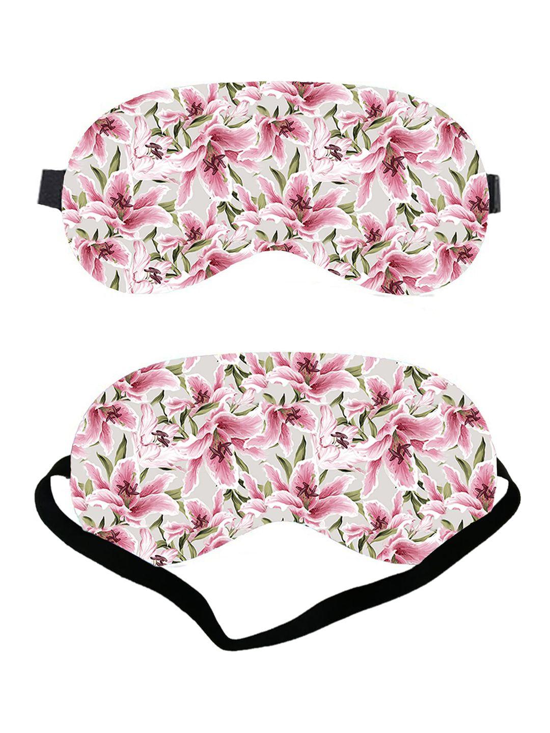 lushomes purple floral eye mask