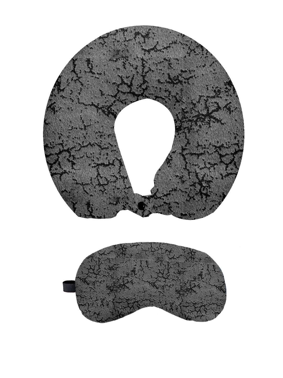 lushomes self-designed velvet neck pillow & eye mask