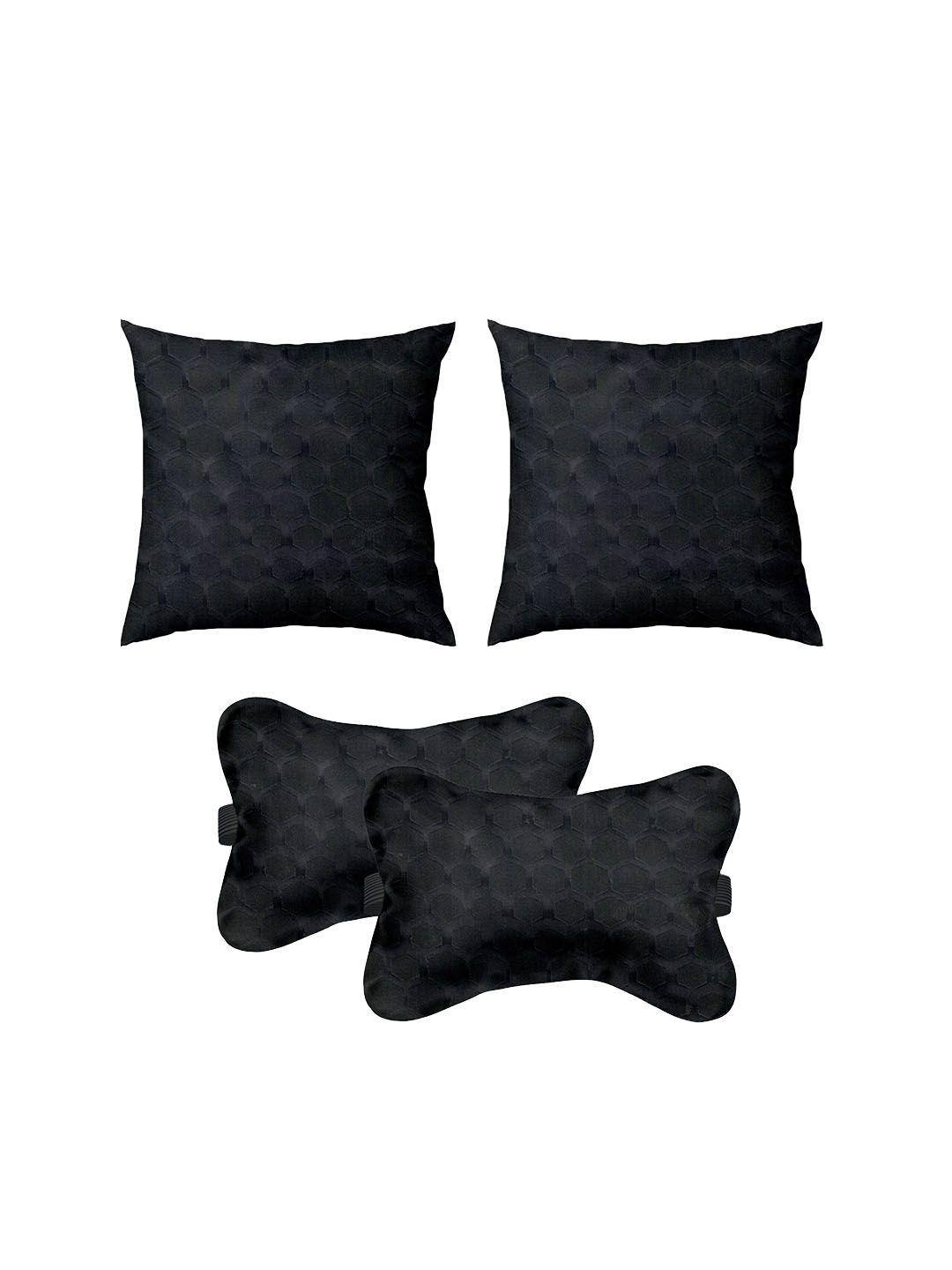 lushomes set of 4 car cushion pillows