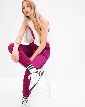 lustre joggers with insert pockets
