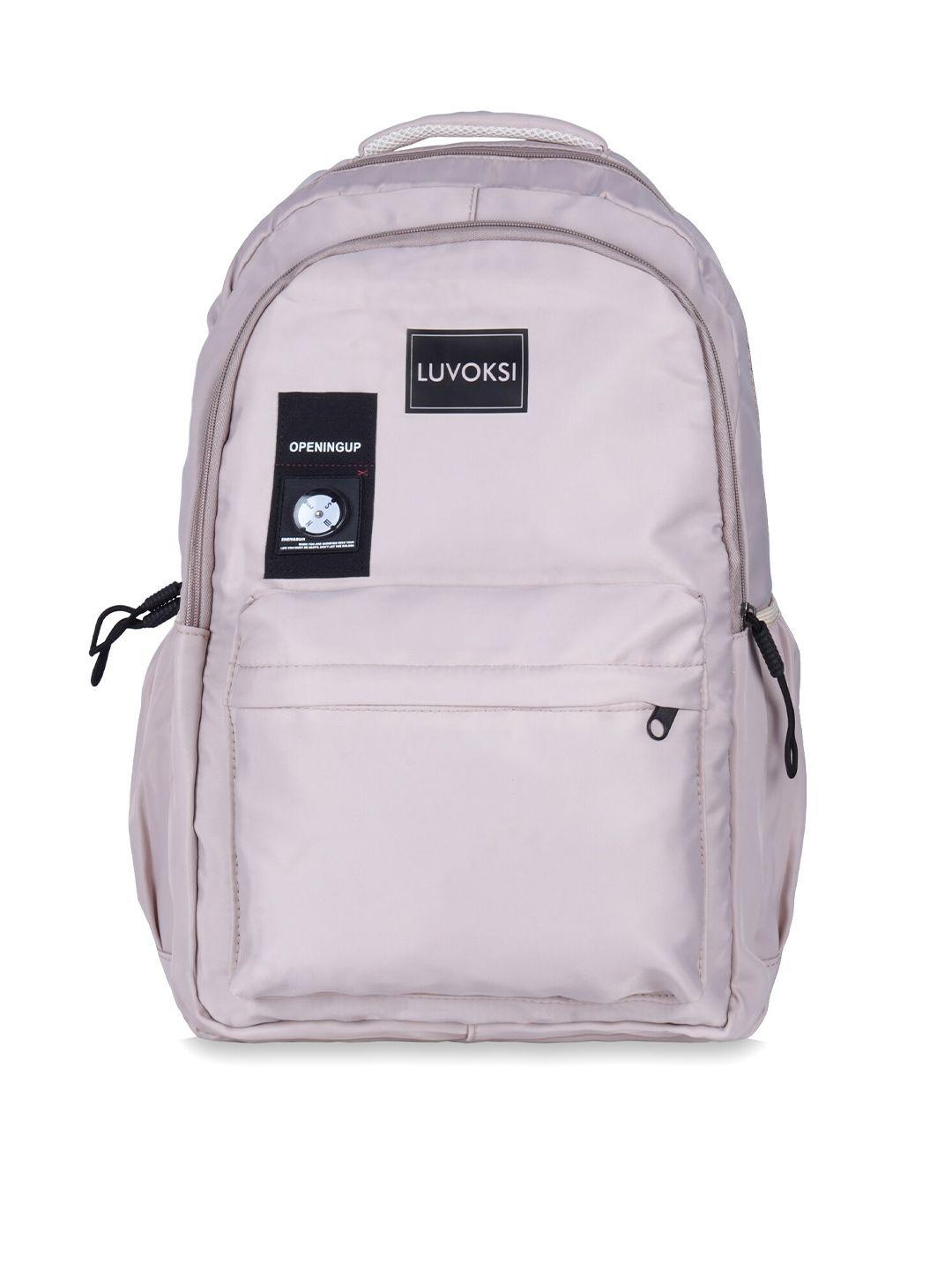 luvoksi women brand logo water resistant backpack
