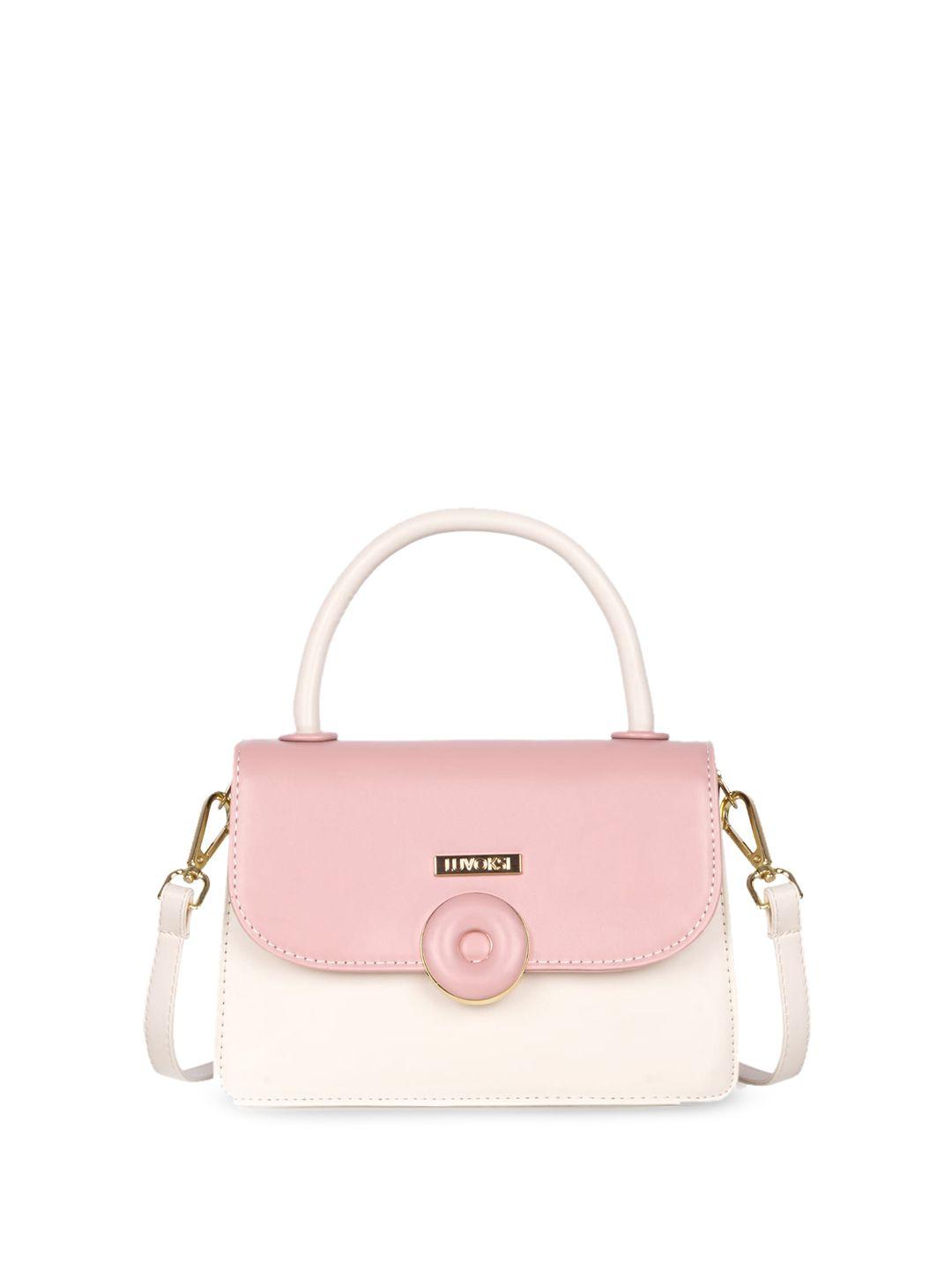 luvoksi colourblocked pu structured satchel