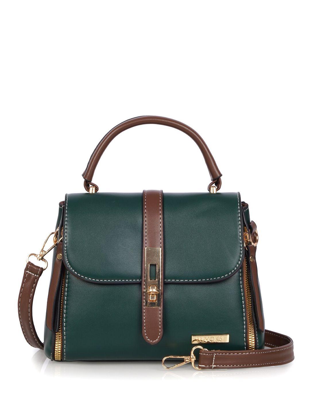 luvoksi structured satchel with tasselled