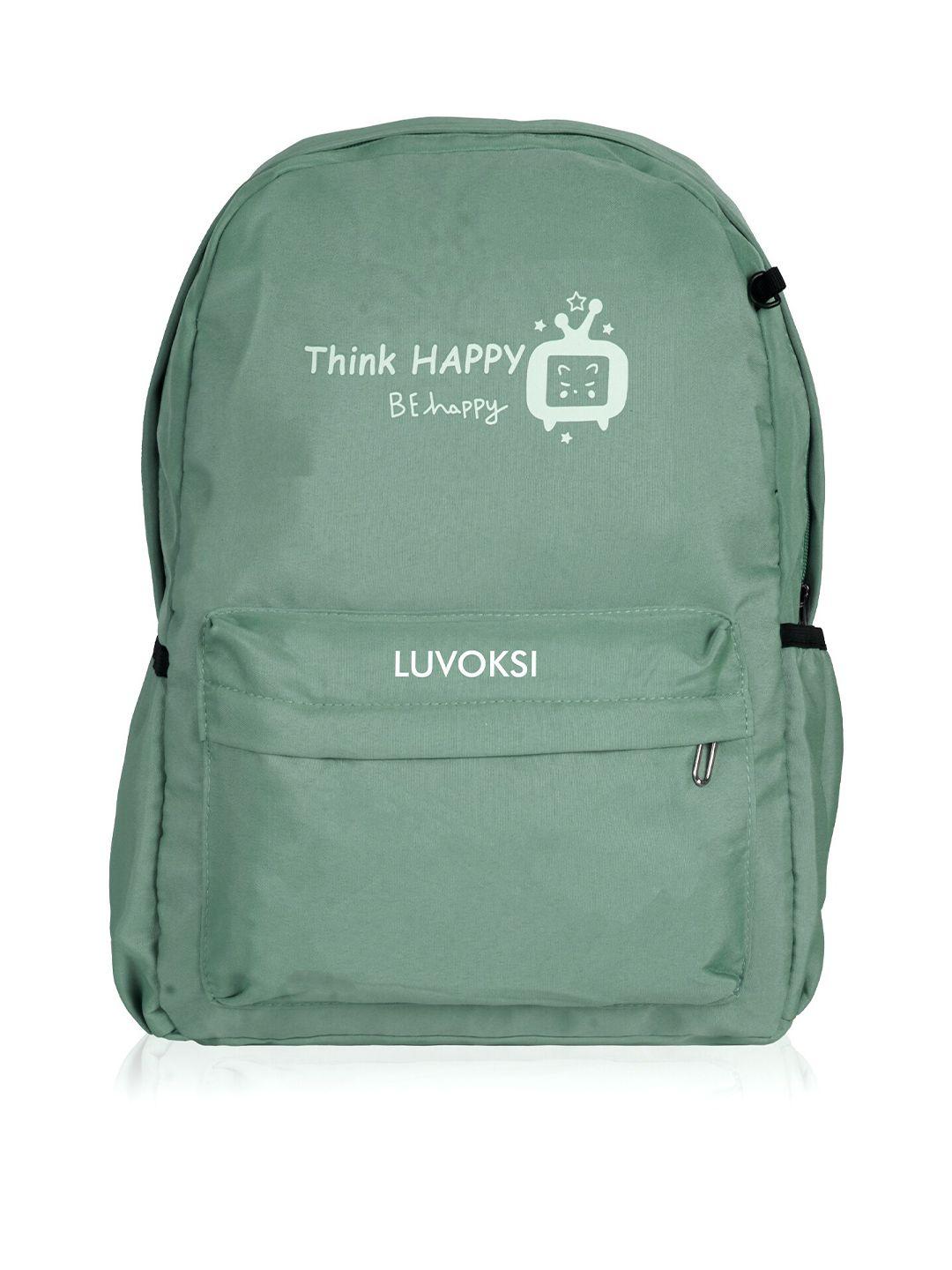 luvoksi typography printed water resistant laptop backpack