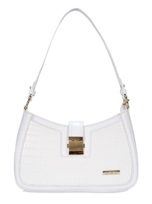 luvoksi white animal effect large hobo handbag