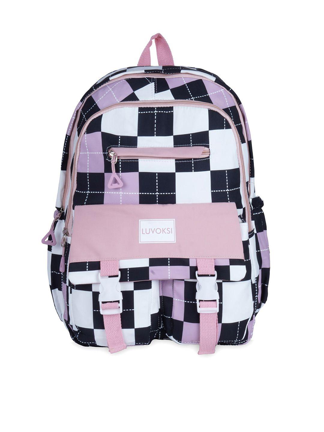 luvoksi women geometric printed water resistant backpack