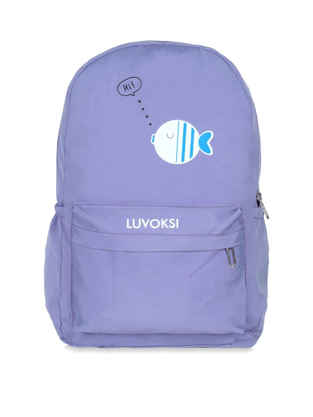 luvoksi women graphic printed water resistant backpack