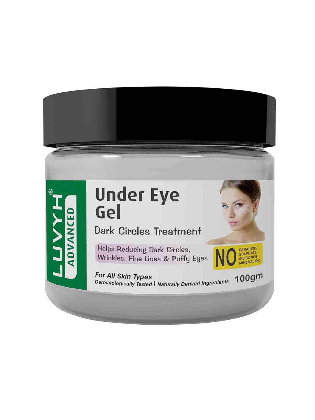 luvyh advanced under eye gel for dark circles treatment & fine lines - 100g