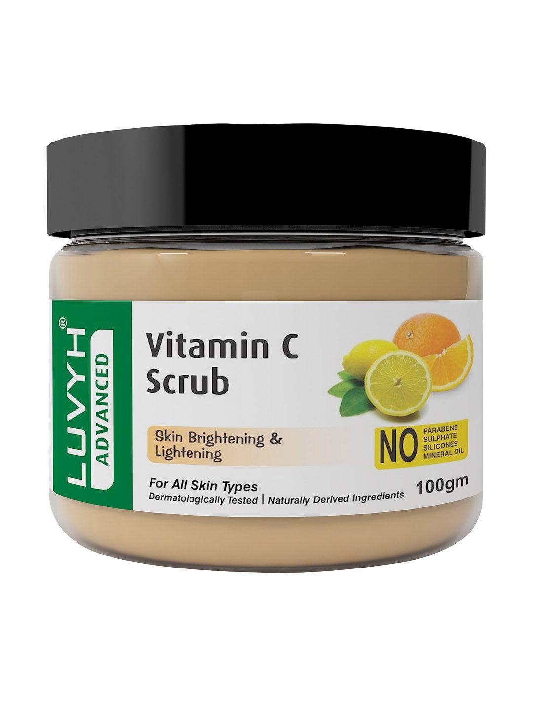 luvyh advanced vitamin c scrub for all skin types - 100 g