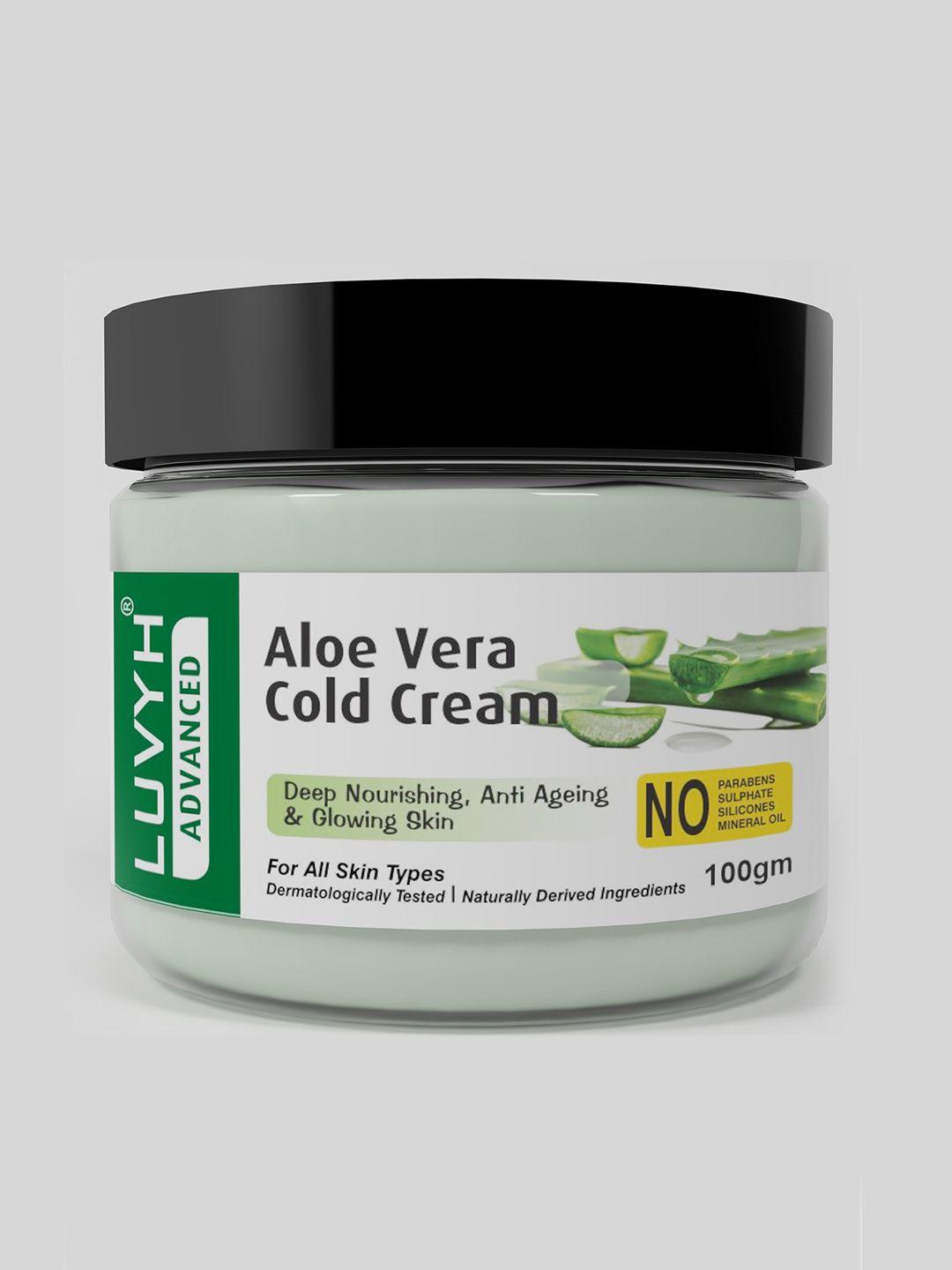 luvyh deep nourishing & anti-ageing aloe vera cold cream 100 g