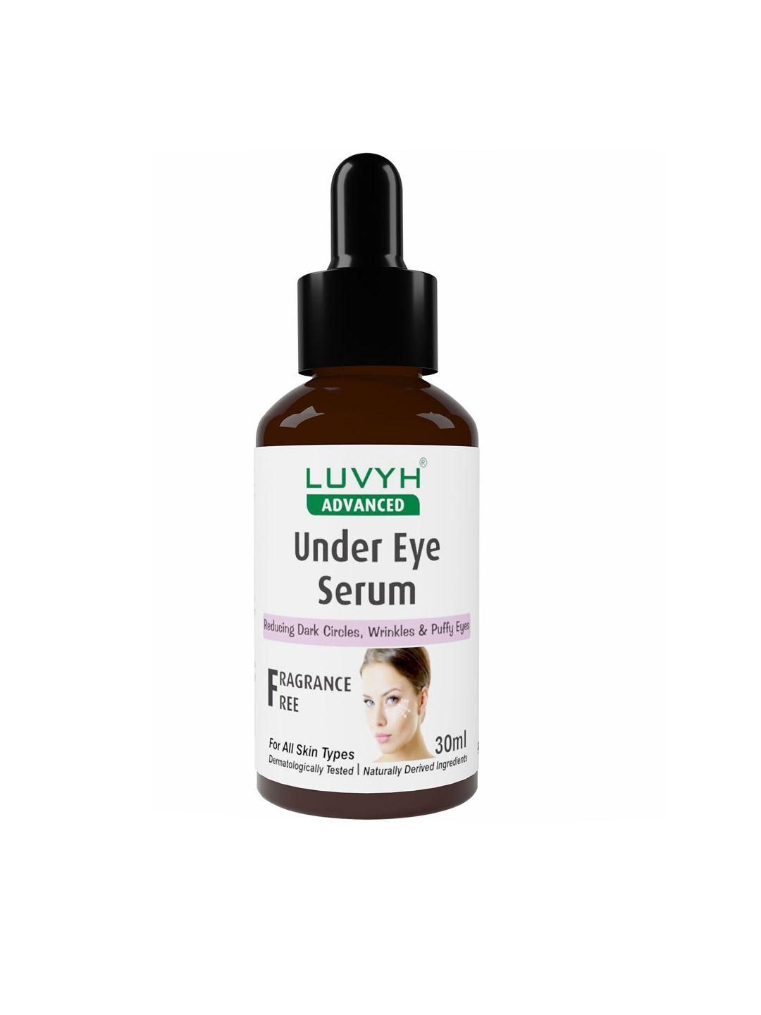 luvyh fragrance free under eye serum - 30 ml