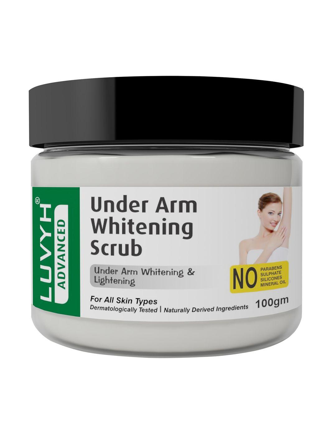 luvyh paraben free & sulphate free underarm whitening scrub - 100 g