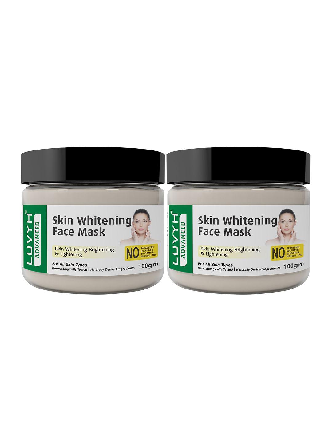 luvyh set of 2 skin whitening face masks