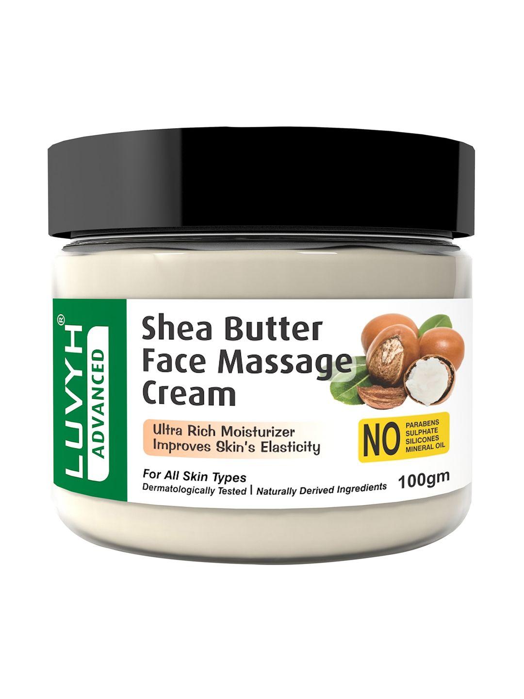 luvyh shea butter face massage cream - 100 g