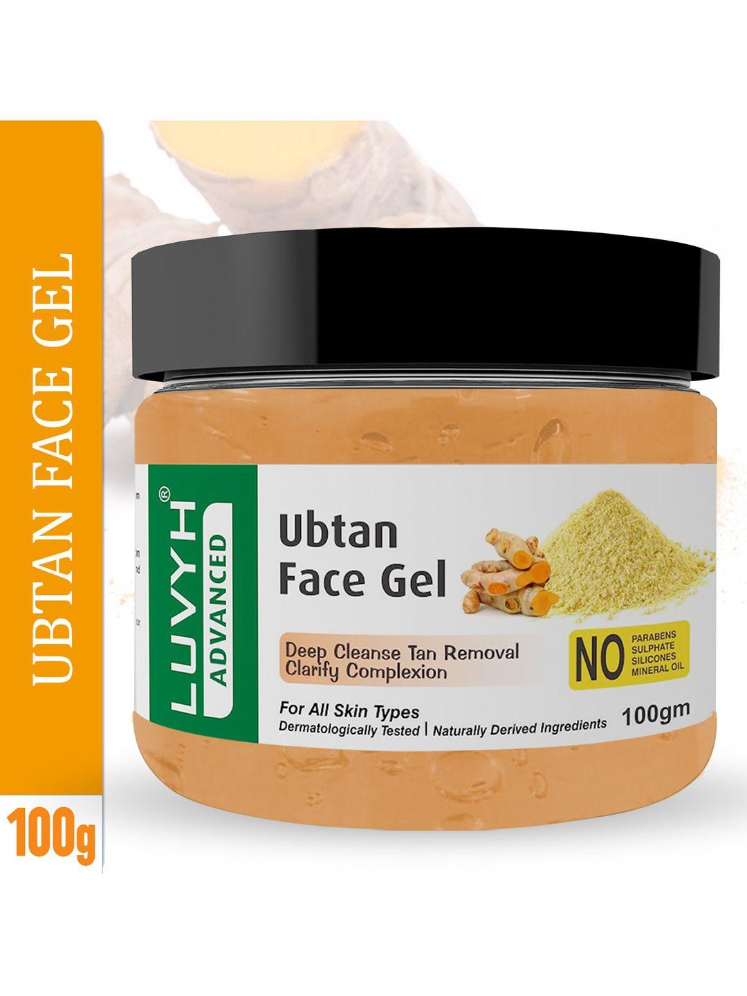 luvyh ubtan deep cleanse tan removal face gel for all skin types
