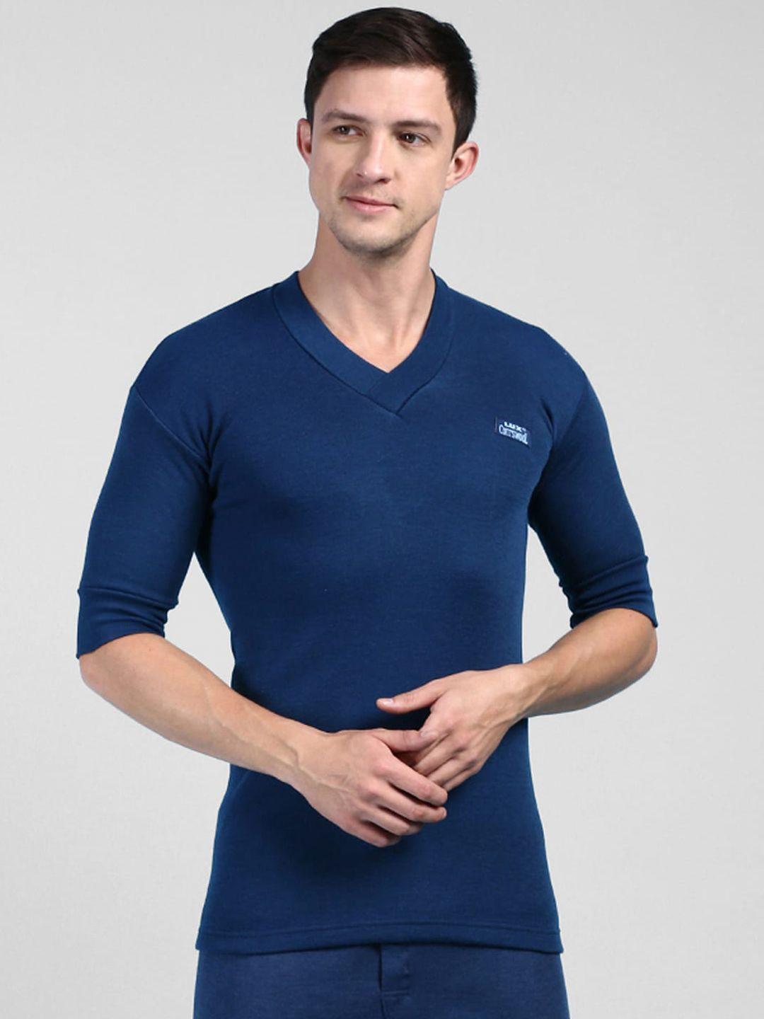 lux cottswool v-neck thermal tops