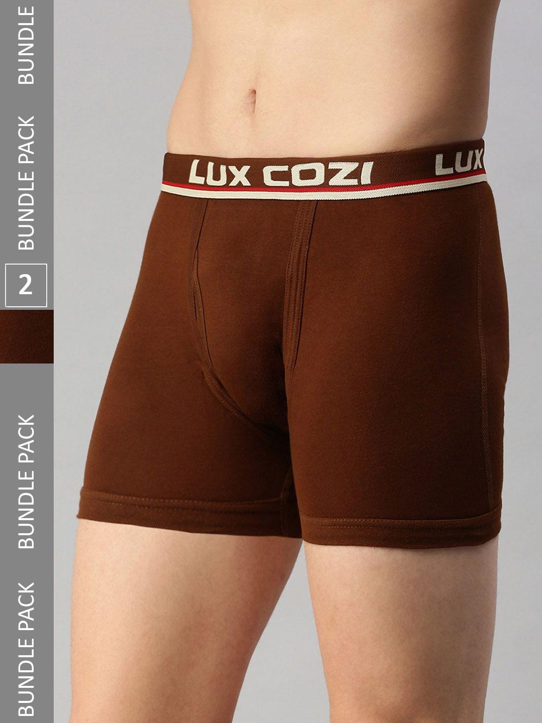 lux cozi men pack of 2 mid-rise trunks cozi_intlock_mst_2pc