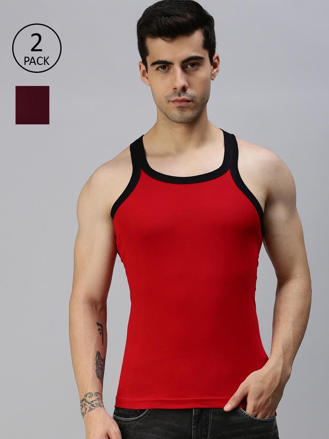 lux-cozi-men-pack-of-2-red-and-maroon-solid-cotton-innerwear-vests