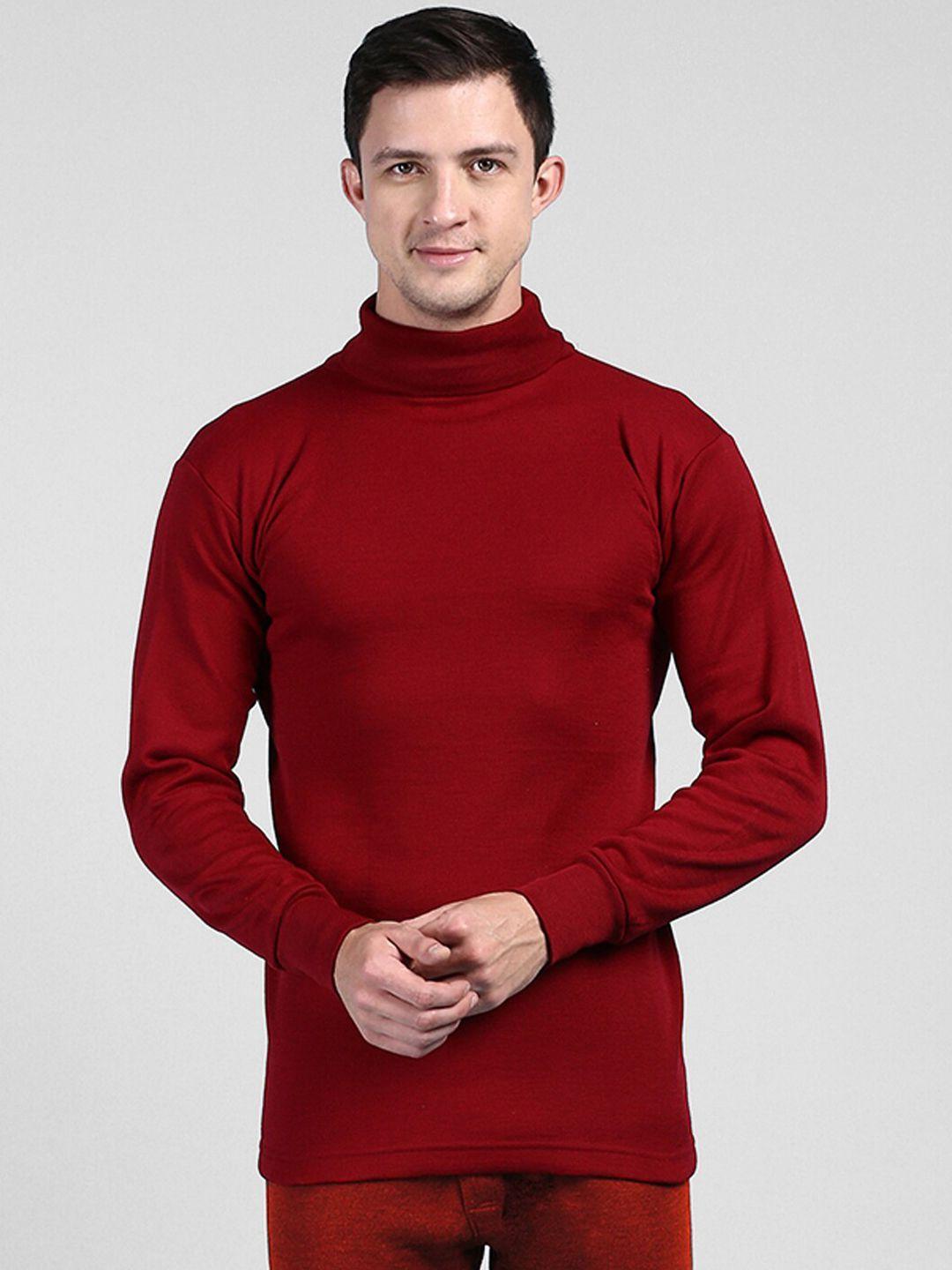 lux cottswool high-neck wool thermal tops