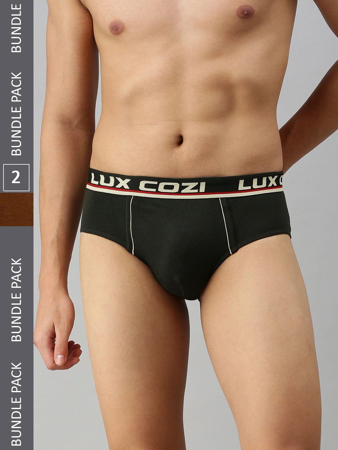 lux cozi men pack of 2 basic briefs