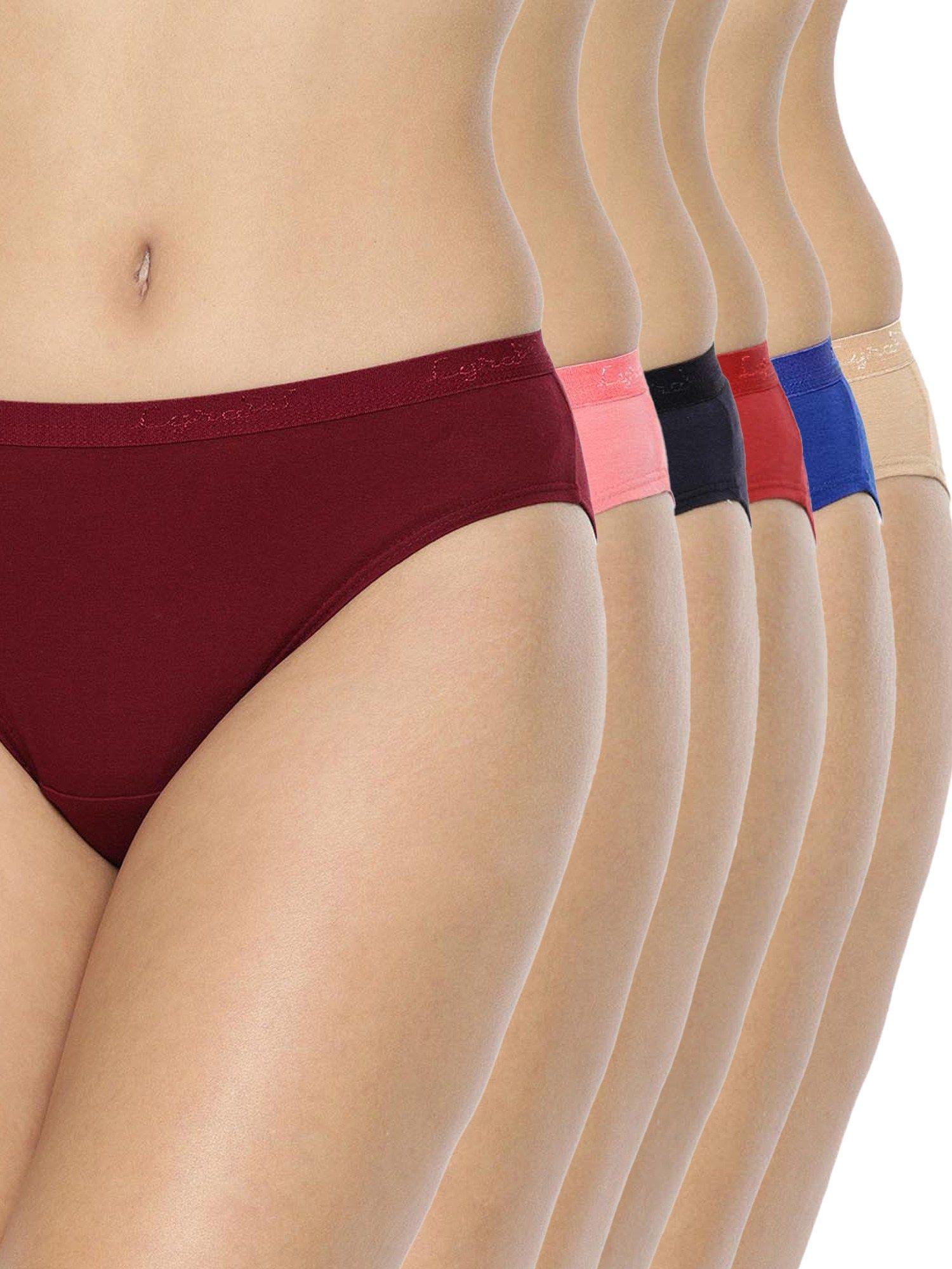 lux lyra 203 asorted cotton panty-multi-color