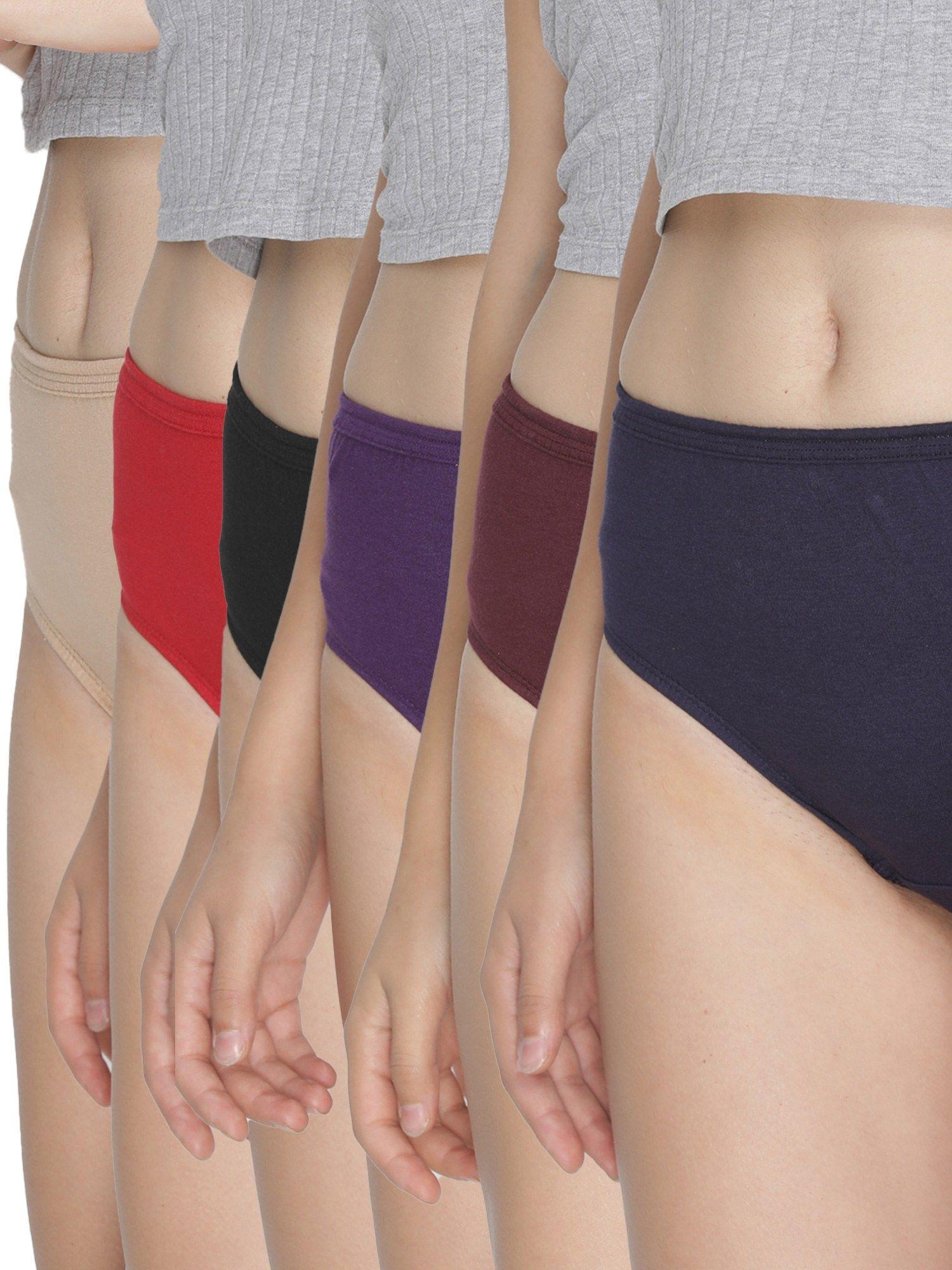 lux lyra 204 asorted cotton panty-multi-color