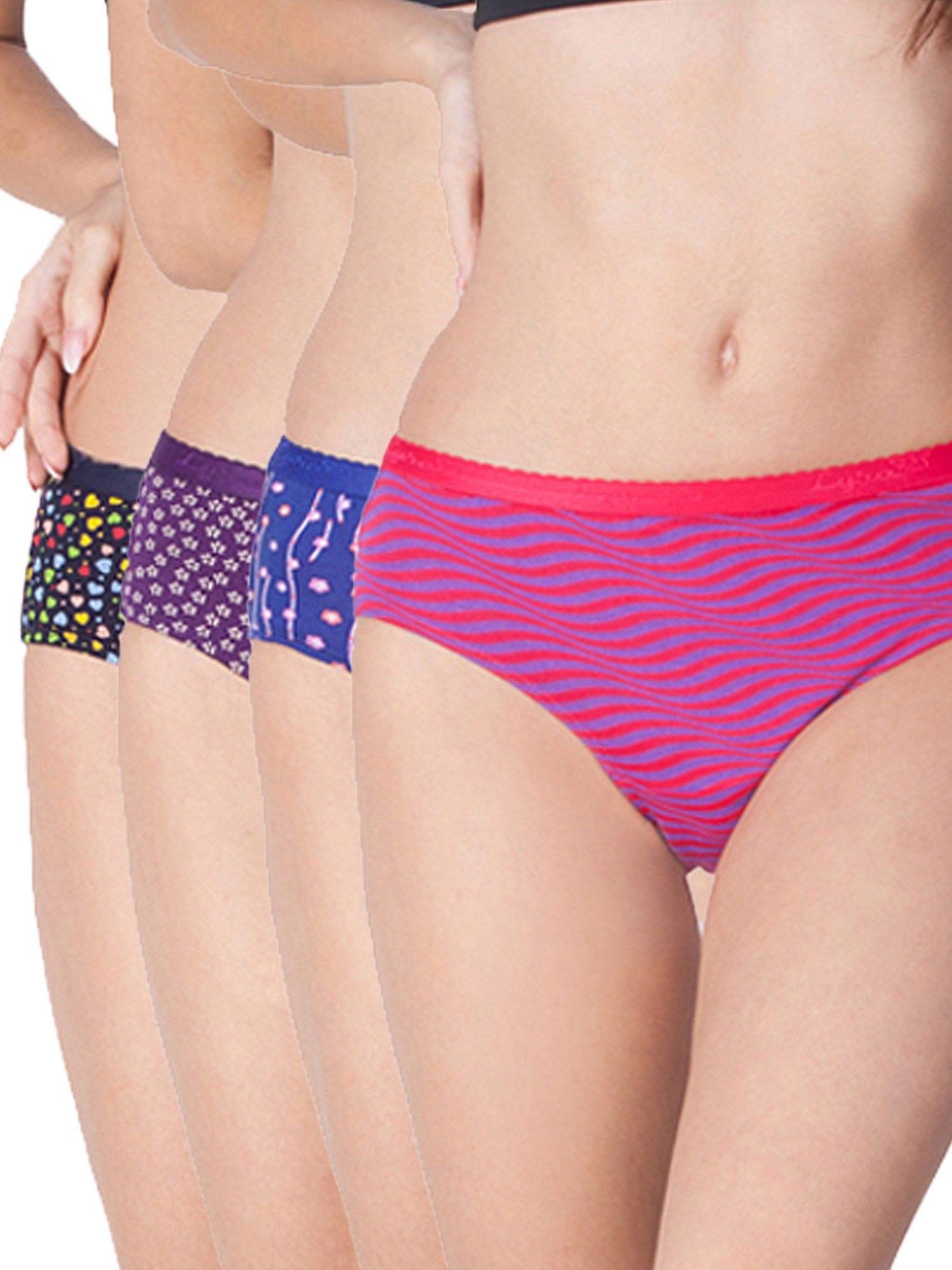 lux lyra 211 asorted cotton panty-multi-color