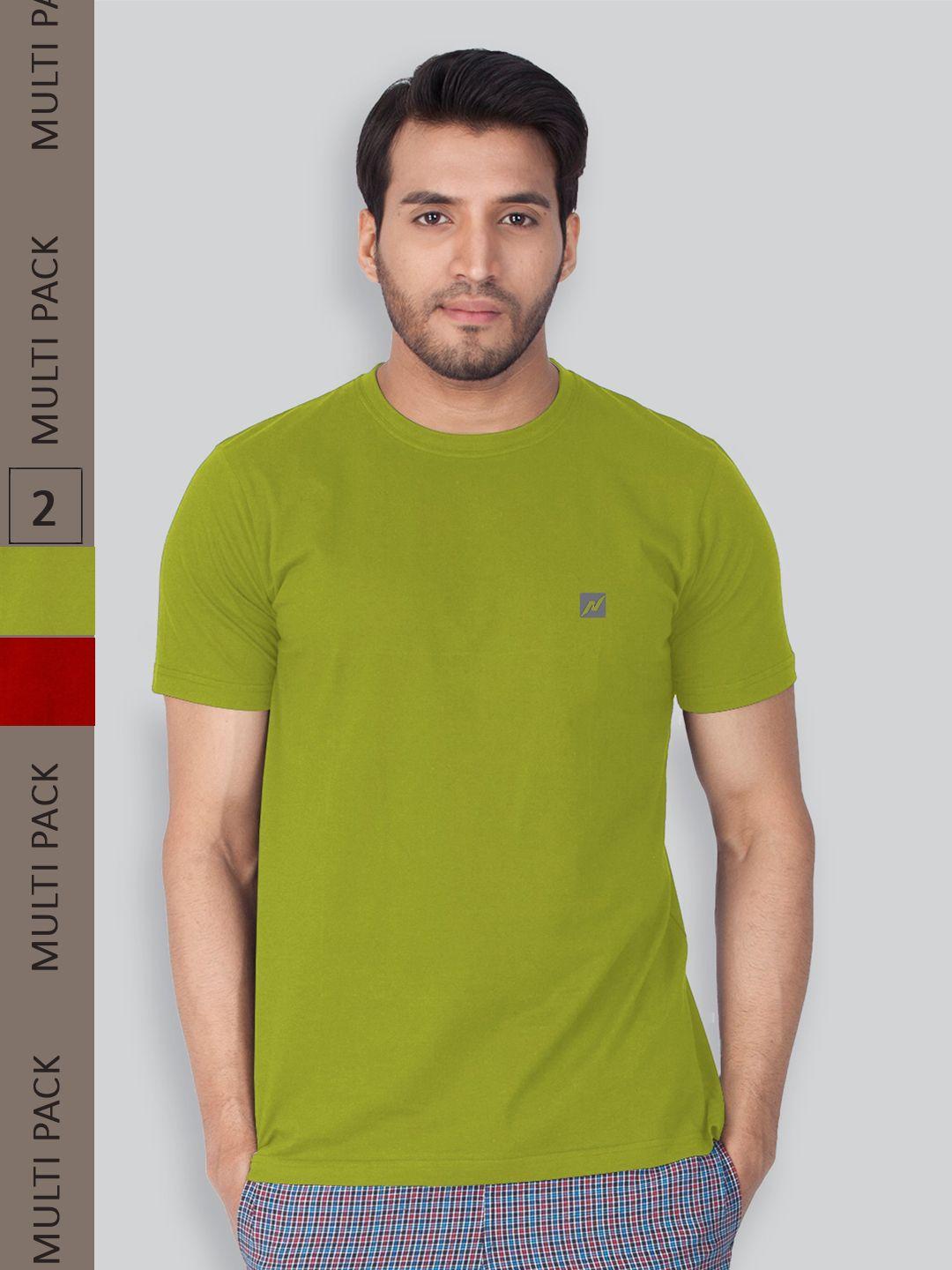lux nitro men multicoloured 2 anti odour t-shirt