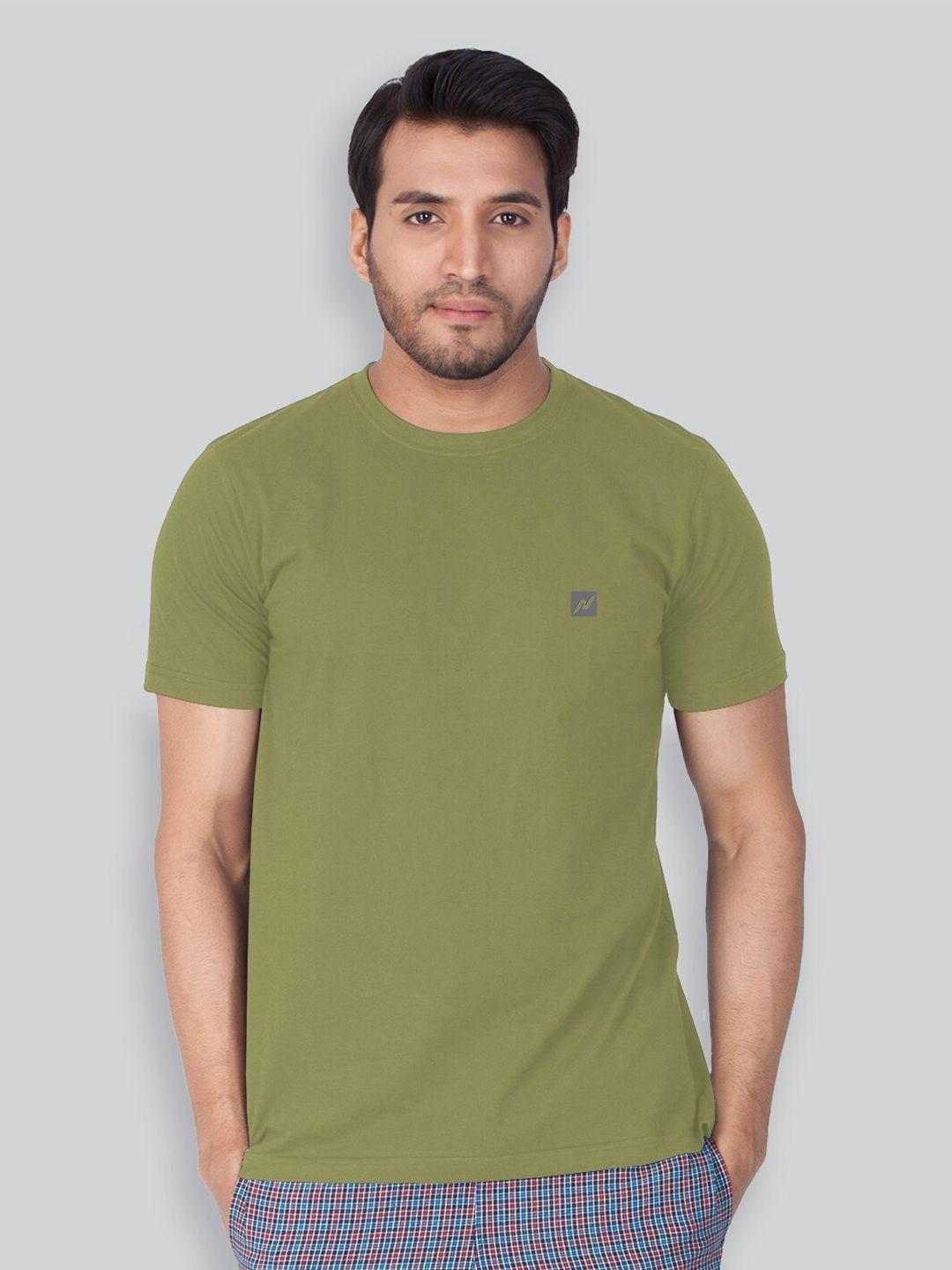 lux nitro round neck anti odour regular fit cotton t-shirt