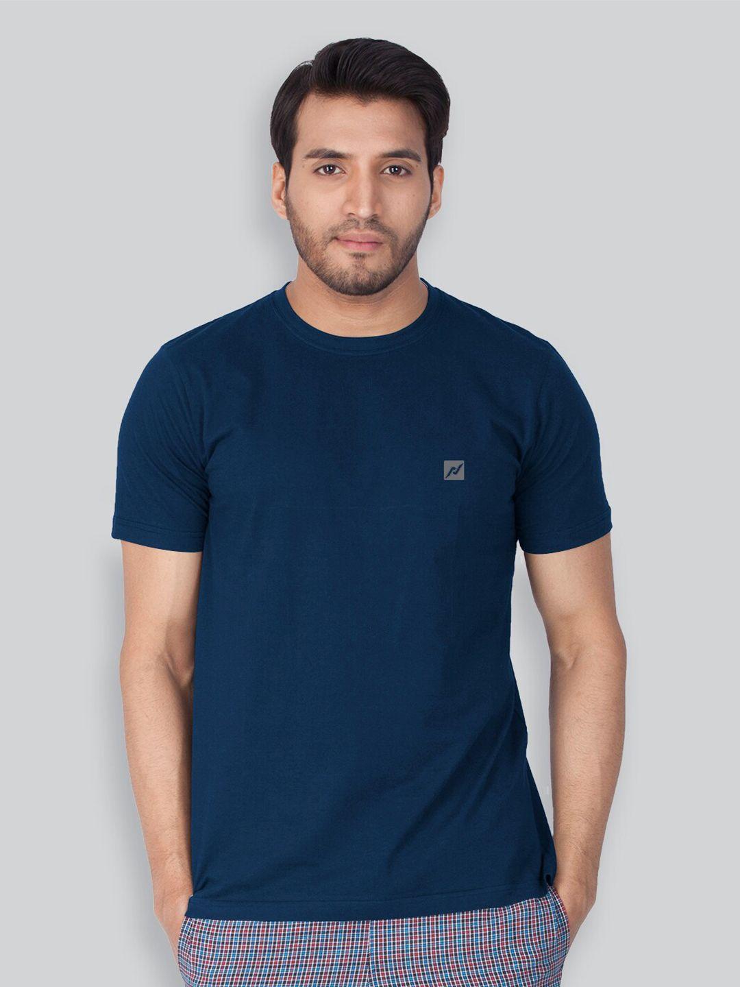 lux nitro round neck anti odour regular fit cotton t-shirt