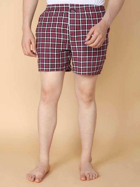 lux venus assorted check boxers