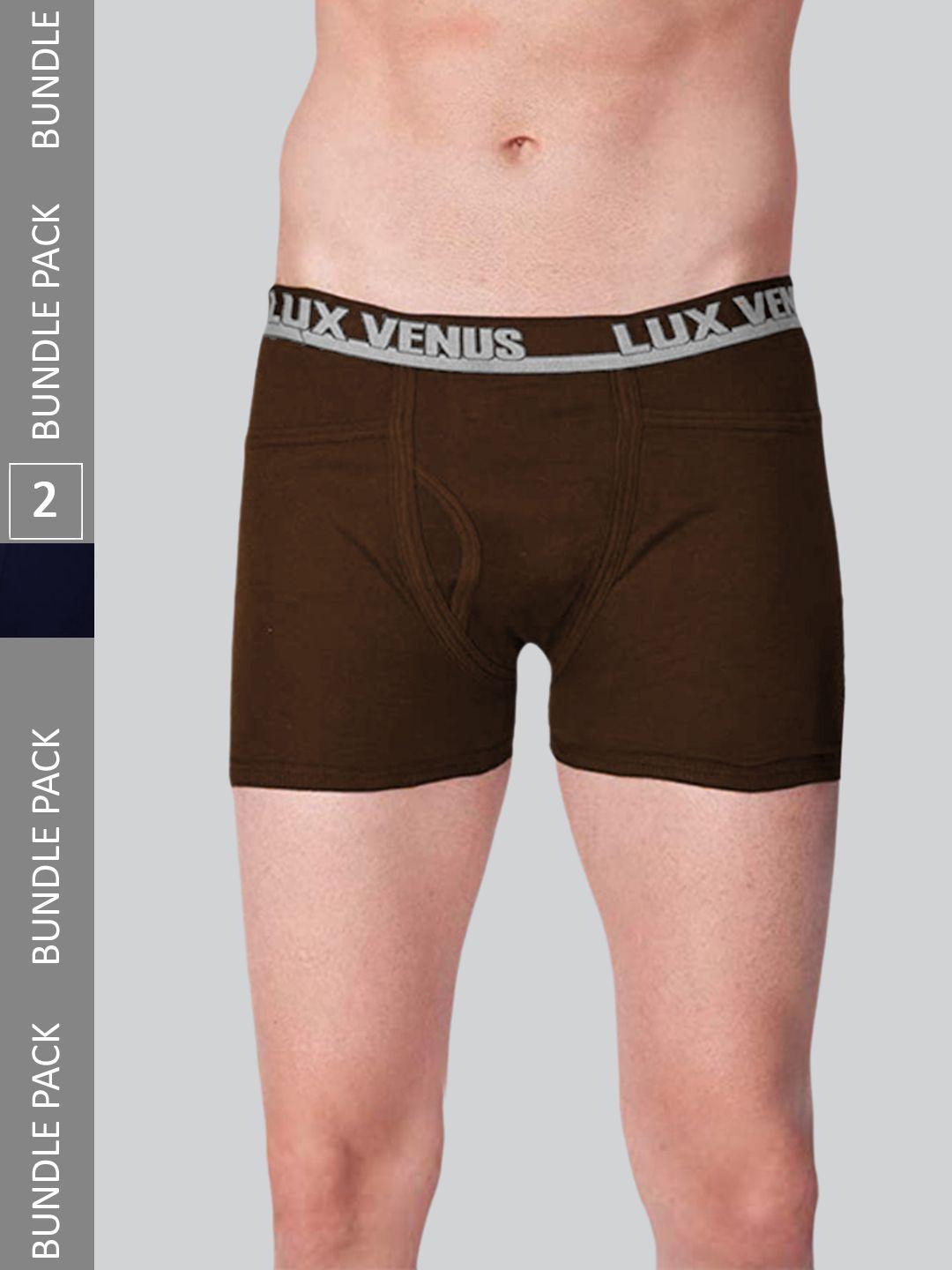 lux venus men pack of 2 assorted pure cotton trunks venus_pkt_drw_ast_75_2pc