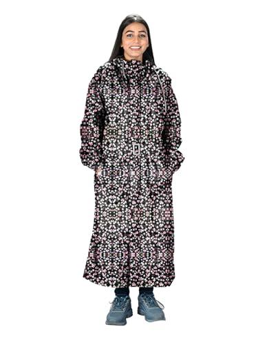 lux venus printed over coat rainwear for women