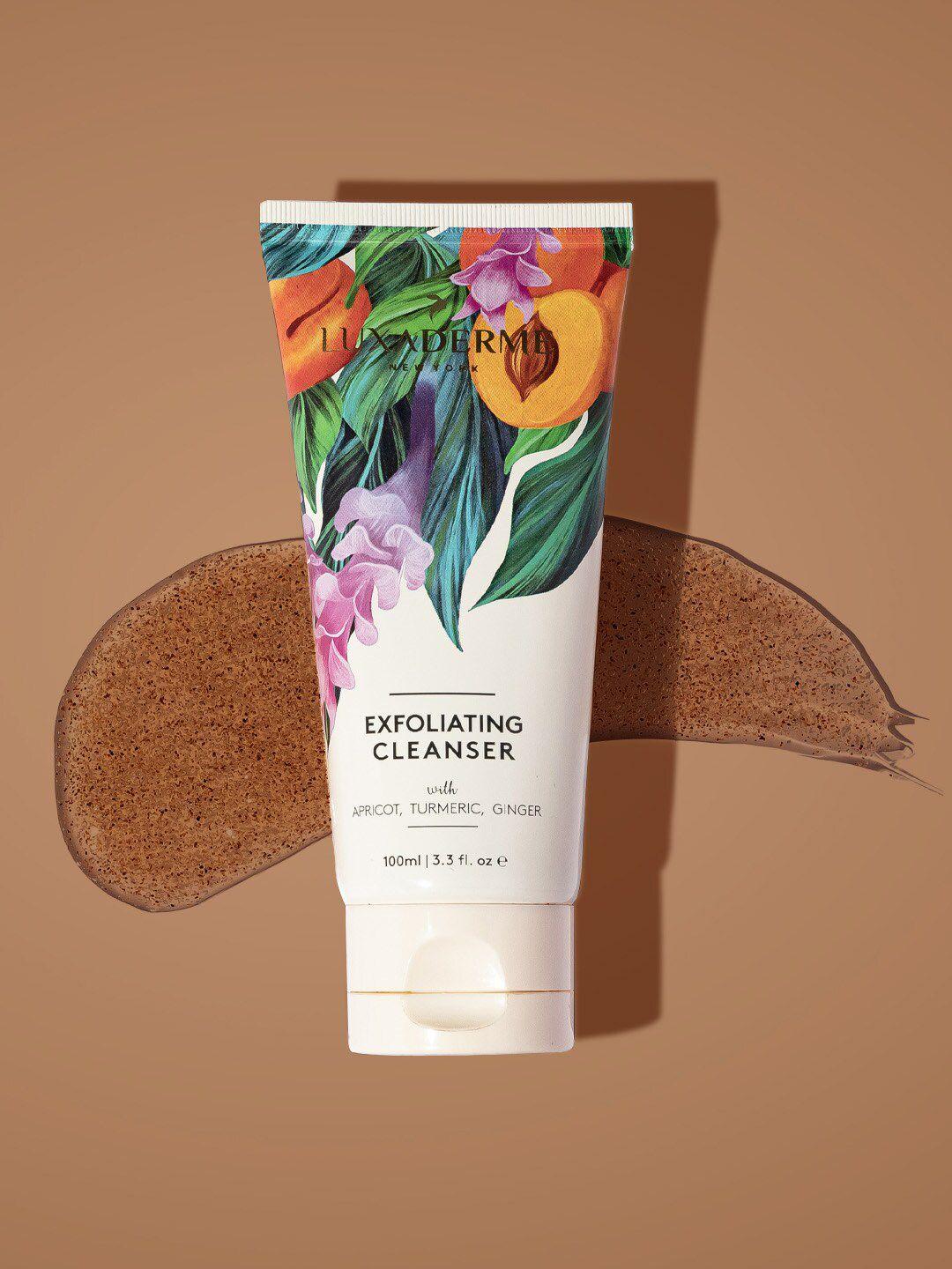 luxaderme exfoliating cleanser with apricot turmeric 100ml