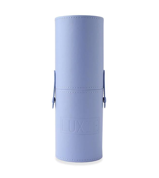 luxie periwinkle brush cup holder pouch