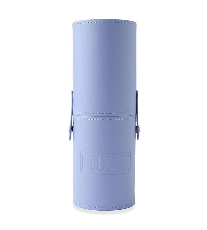luxie periwinkle brush cup holder pouch