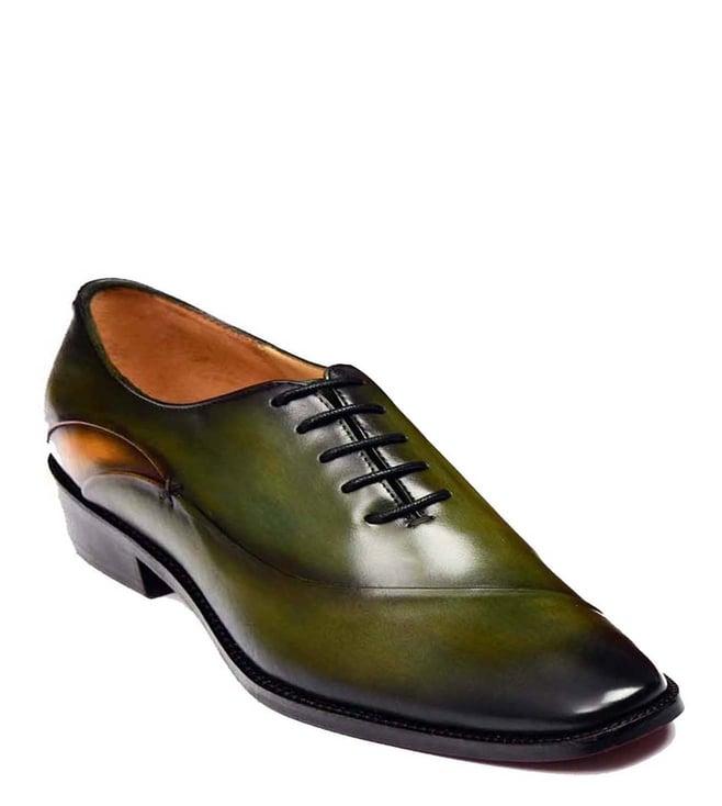 luxoro formello men's jacob jackson green oxford shoes
