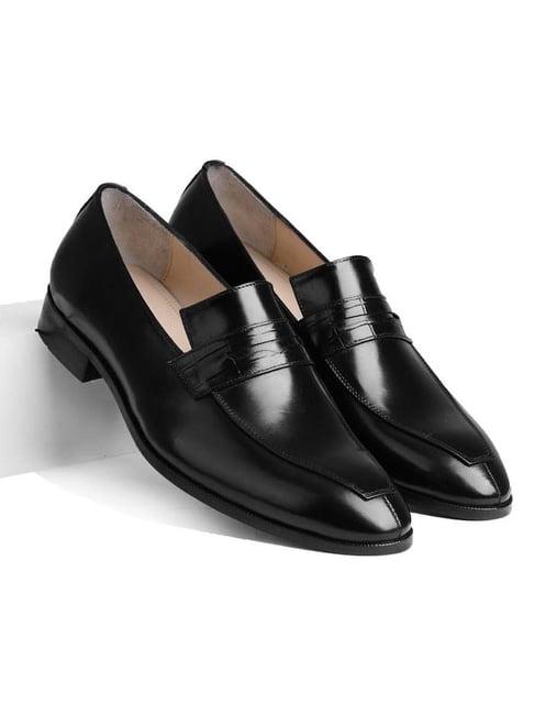 luxoro formello men's alarico black loafers