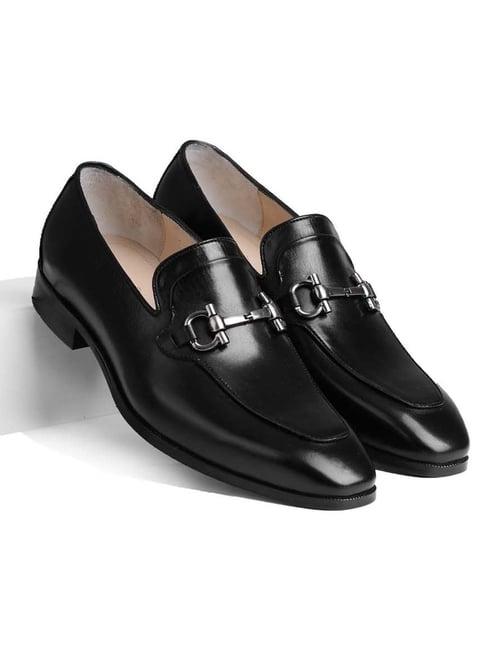 luxoro formello men's arin black loafers