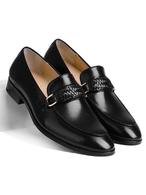 luxoro formello men's cesar black loafers