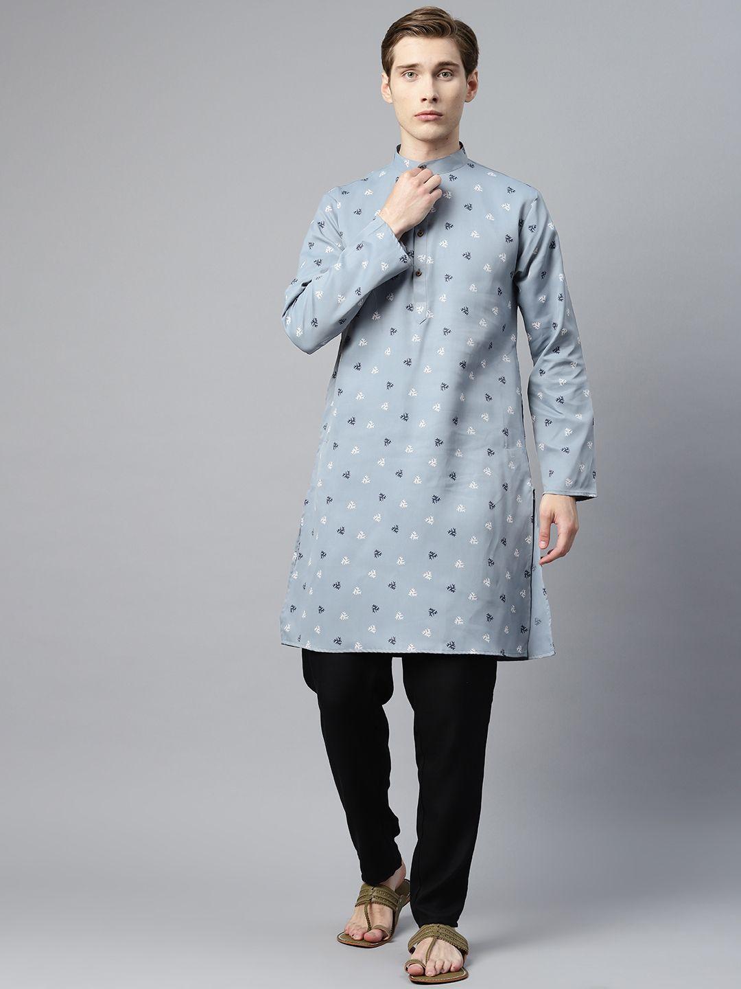 luxrio abstract printed kurta