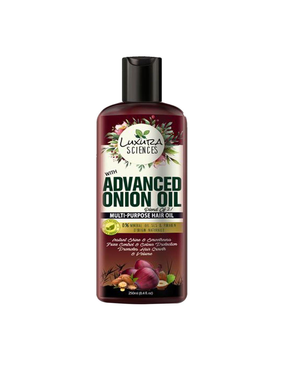 luxura sciences advance onion hair oil for hair growth - 250ml