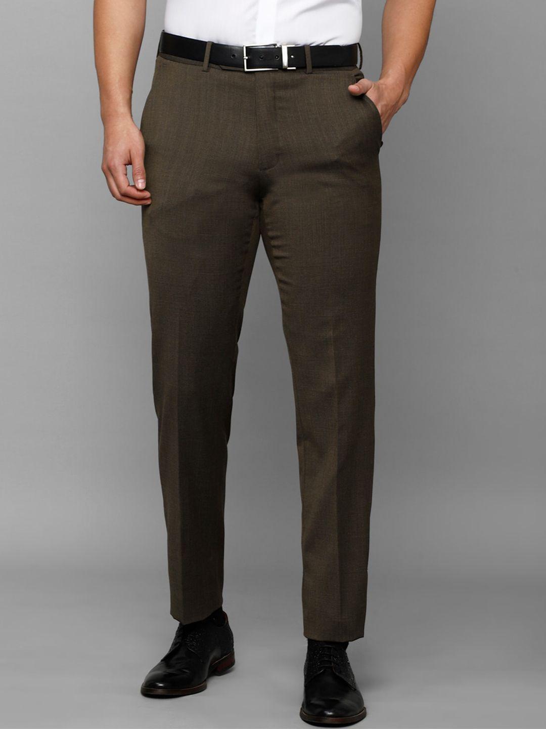 luxure by louis philippe men slim fit formal trousers