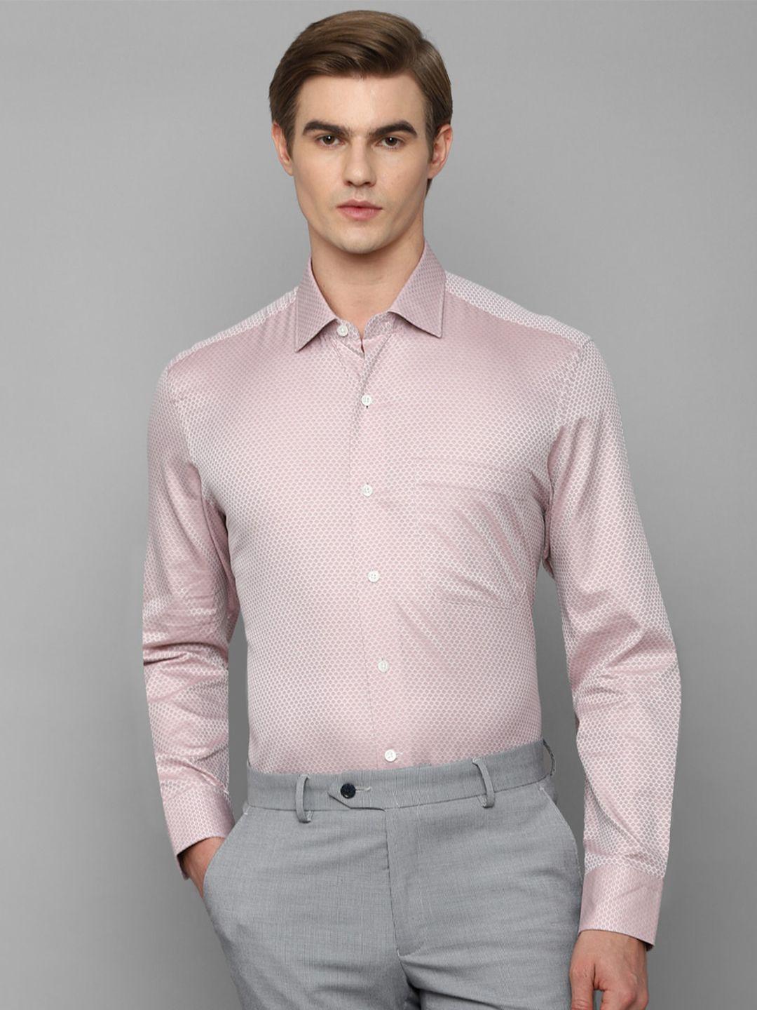 luxure by louis philippe textured self design formal shirt