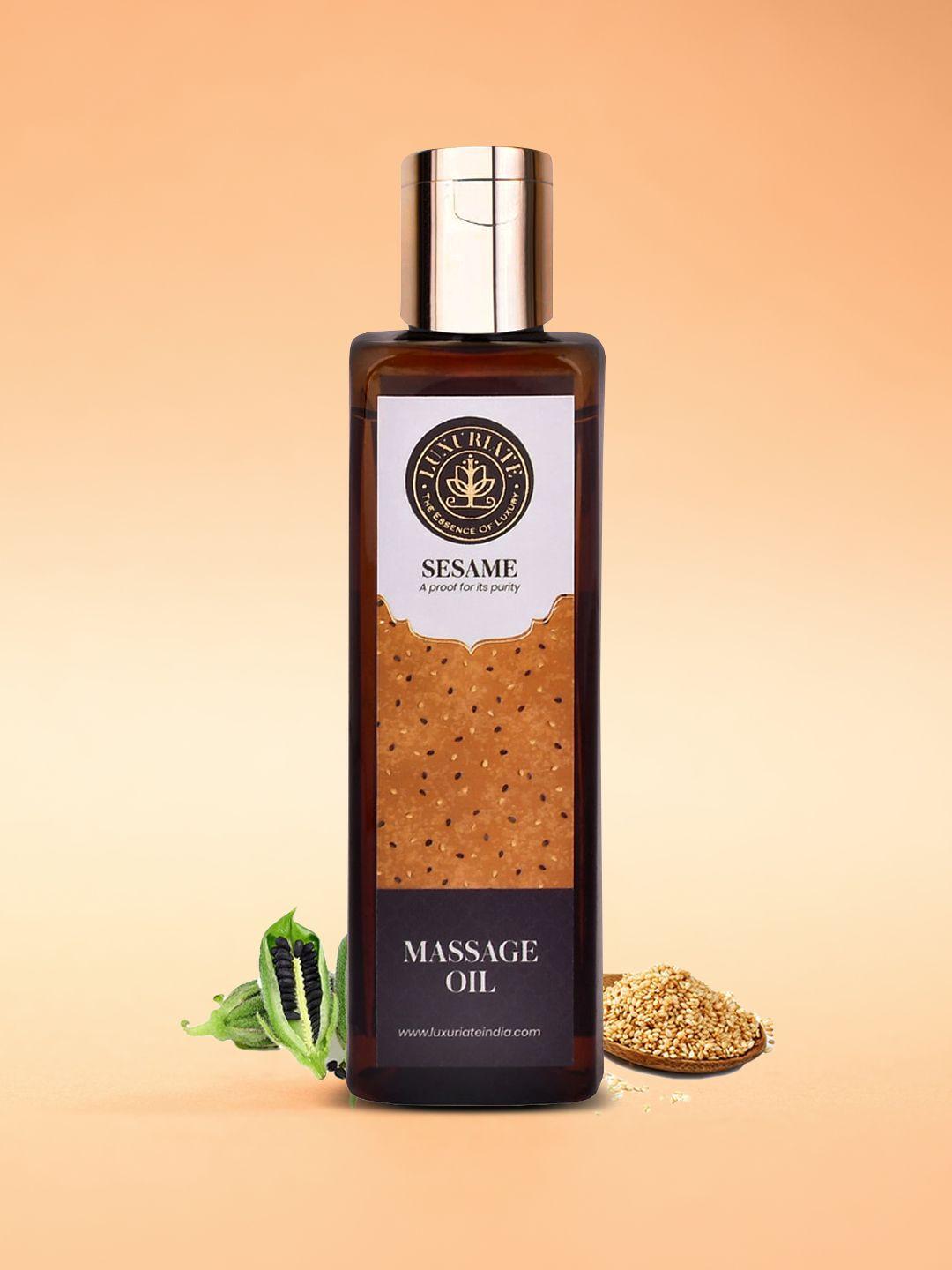 luxuriate pure natural sesame oil
