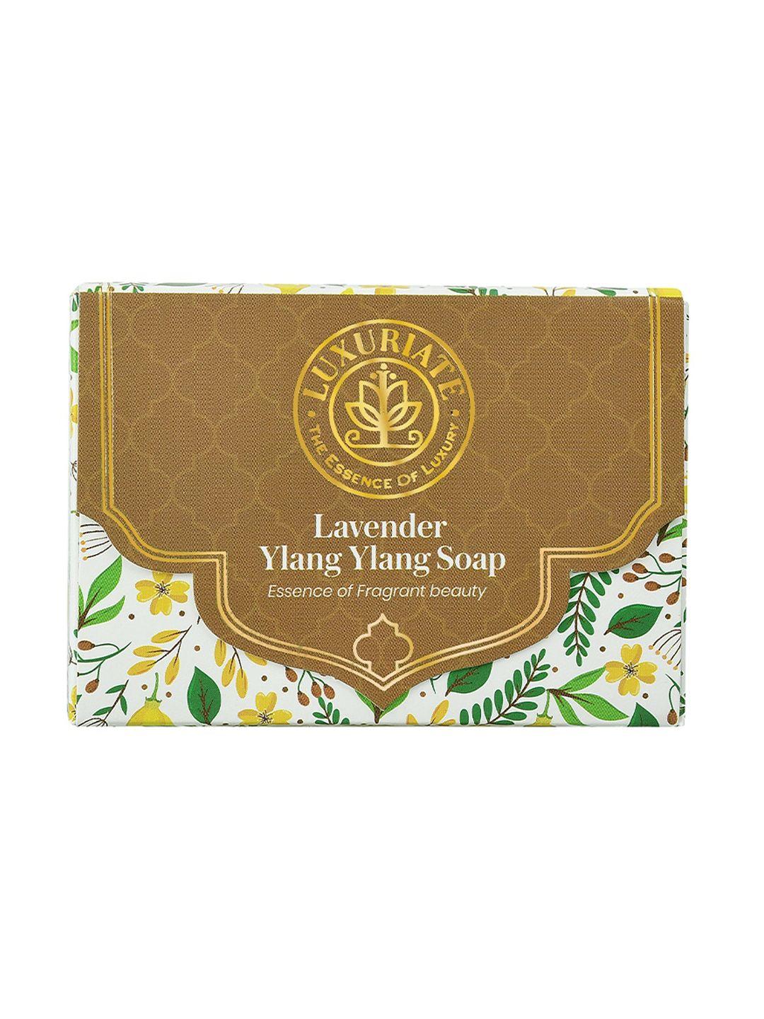 luxuriate lavender ylang ylang essense of fragrant beauty soap bar