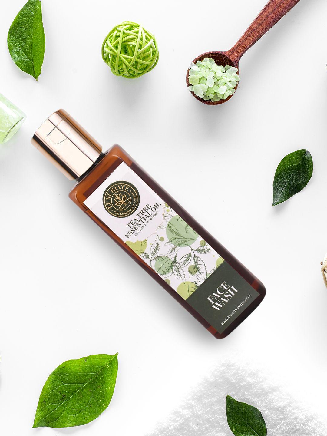 luxuriate unisex natural herbal tea tree face wash,100 ml