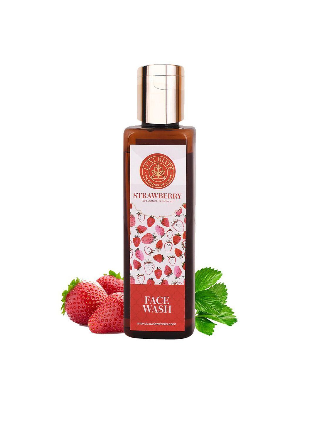luxuriate unisex strawberry face wash cleanser 100 ml